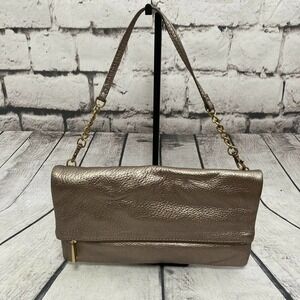 Fossil gold‎ shoulder bag fold over medium New Without Tags 11 X 7